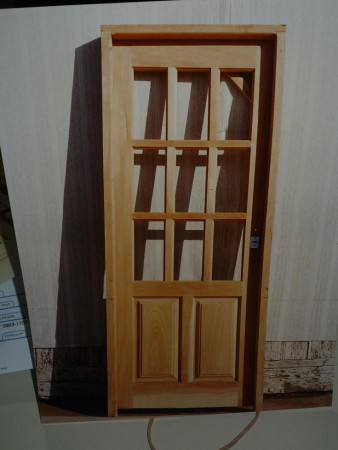 PUERTA DE CEDRO PRODUCIDA EN CARPINTERIA
